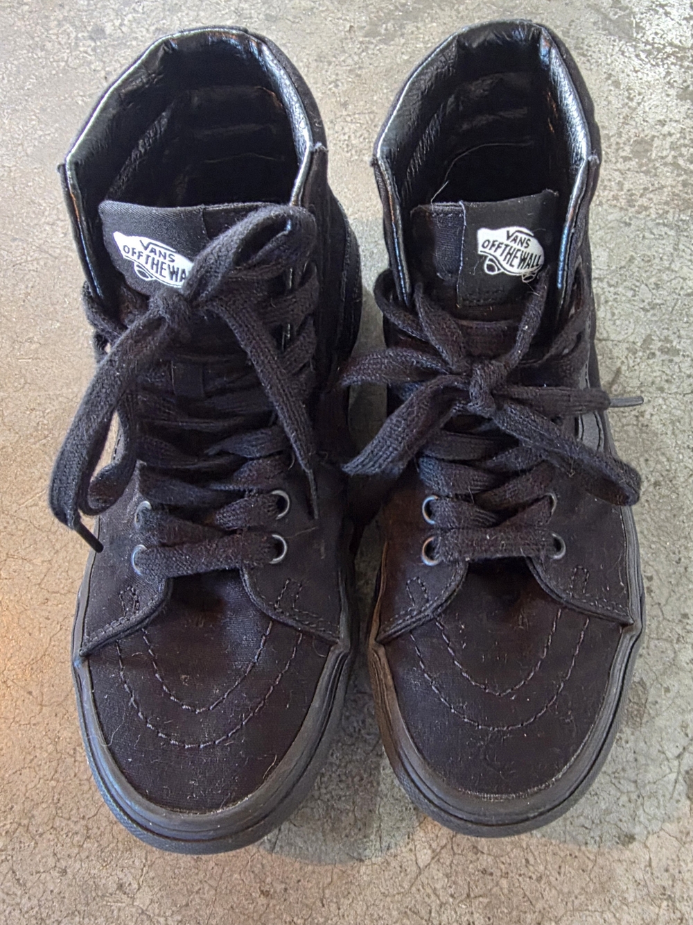 Vans Men's Black High-Top Skate Sneakers
